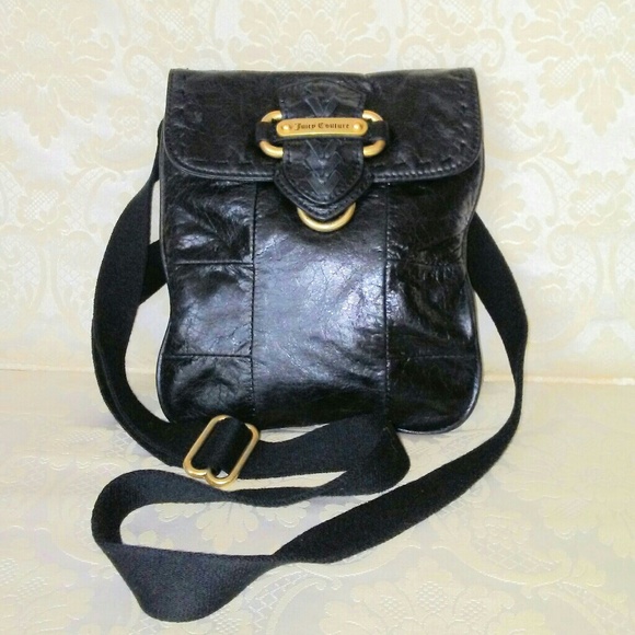 Juicy Couture Handbags - juicy couture  small leather crossbody bag